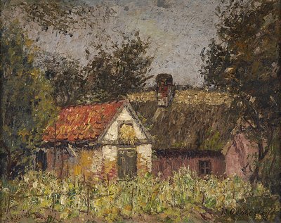 Farmstead by Carl August Heinrich Ferdinand Oesterley